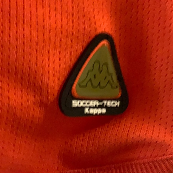 KAPPA Soccer-Tech Tank Top. Sz. Large. Orange/Gray Excellent Condition. - Picture 3 of 7